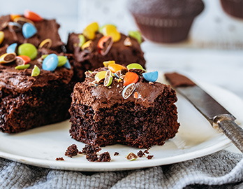 Double Chocolate Brownies made with Almond Flour Baking Mix Chocolate Muffin & Cake Recipe