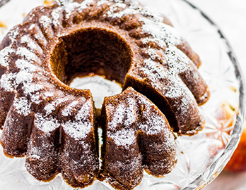 Hanukkah Apple Bundt Cake made with Almond Flour Baking Mix Vanilla Cupcake and Cake Recipe