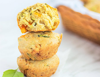 Savory Veggie Muffins made with Almond Flour Baking Mix Artisan Bread Recipe