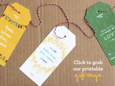 Three Simple Mills designed Christmas gift cards