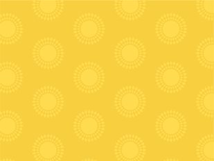 Repeating Simple Mills yellow sun logo on dark yellow background