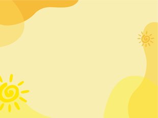 Abstract illustration of suns on yellow backgrounds
