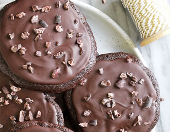 Triple Chocolate Chip Cookies made with Almond Flour Baking Mix Chocolate Muffin and Cake