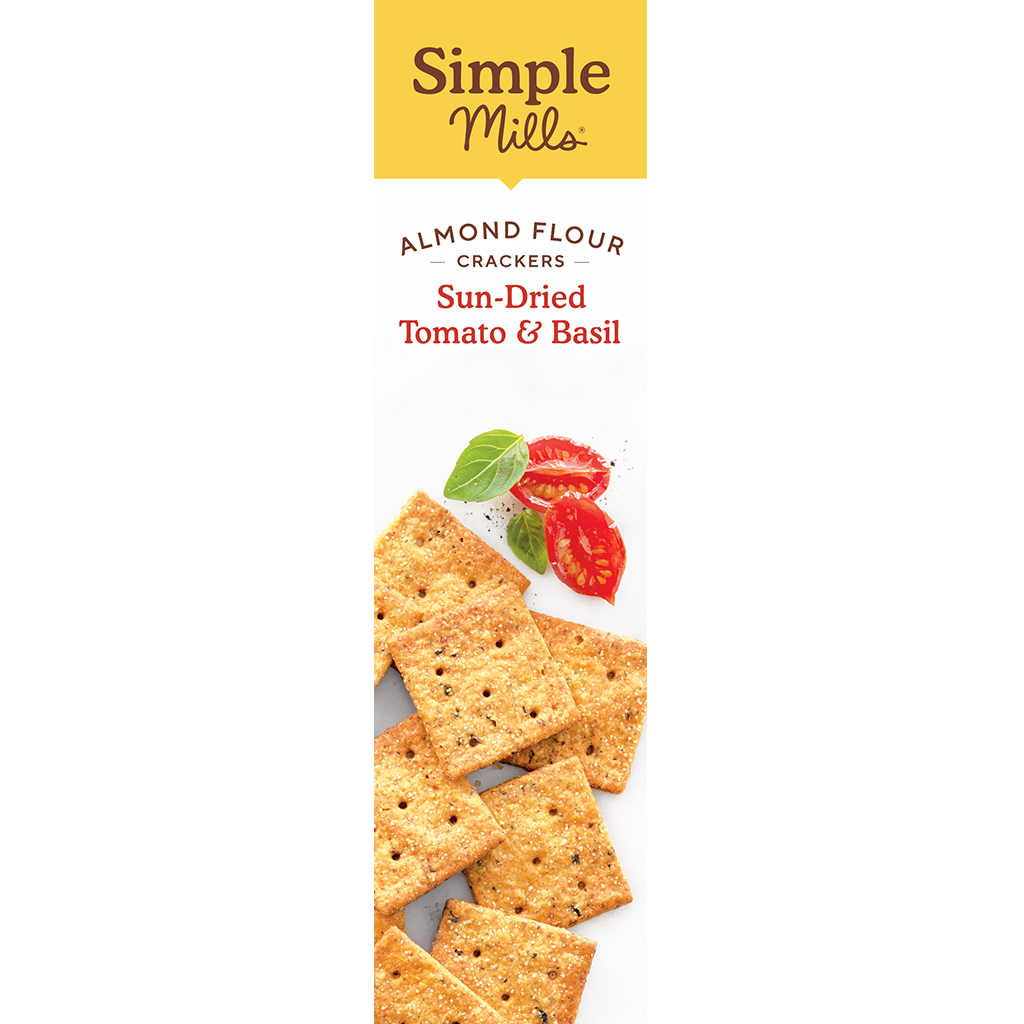 Sun-Dried Tomato and Basil Crackers