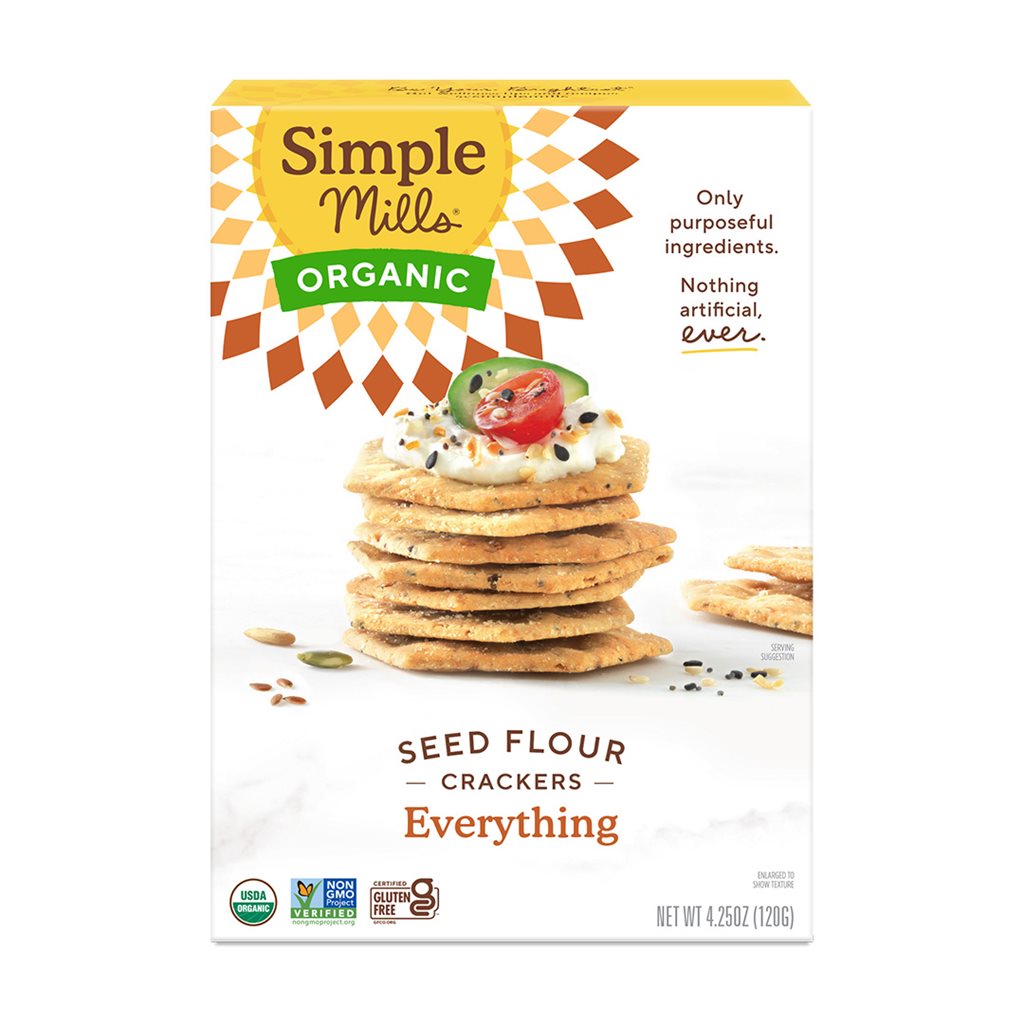 SimpleMills Original Organic Seed Flour Crackers