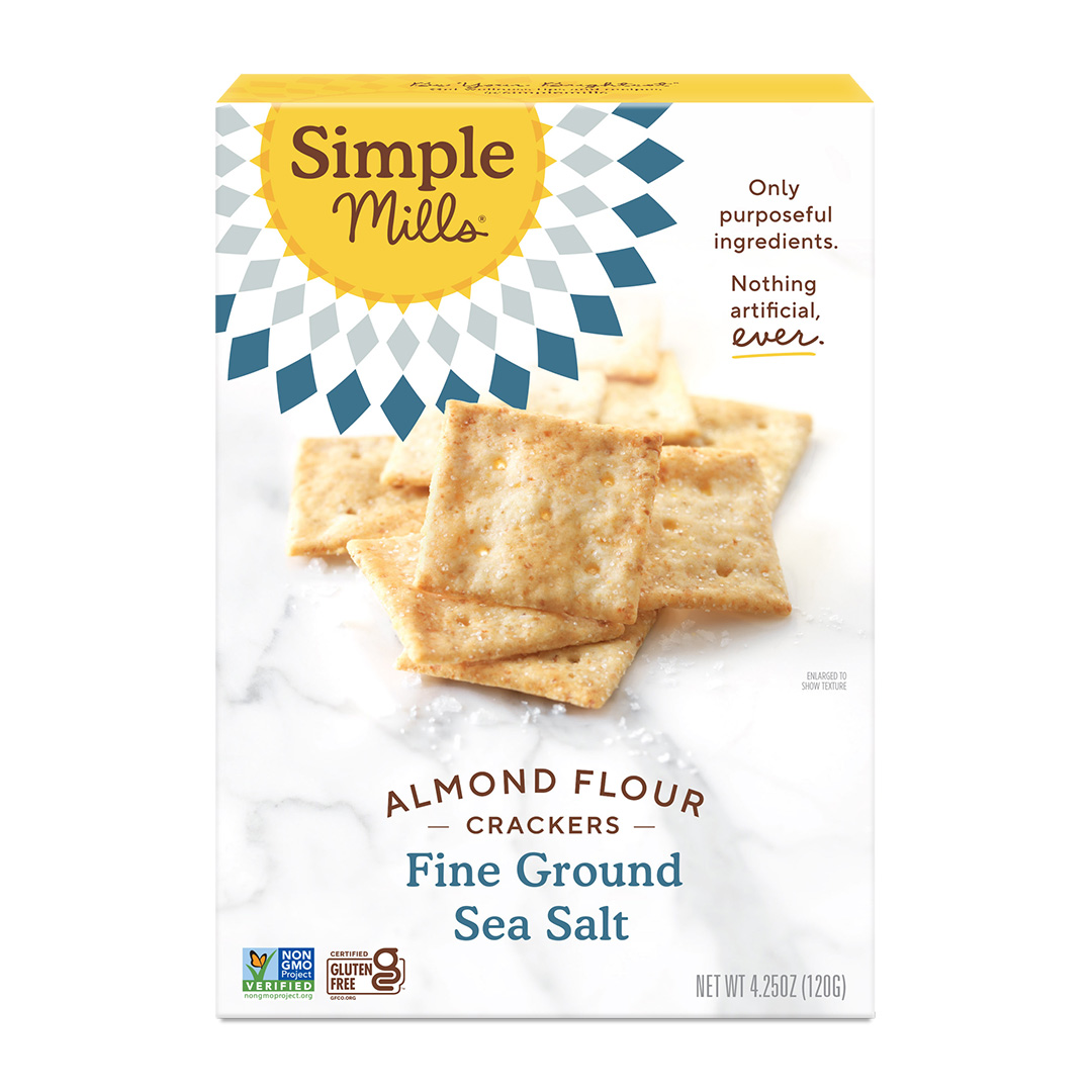 SimpleMills - Fine Ground Sea Salt Almond Flour Crackers